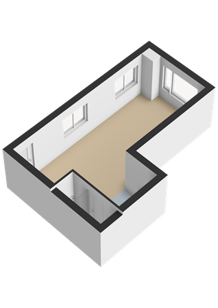 Floorplan - F. Koolhovenstraat 54A, 3555 VK Utrecht